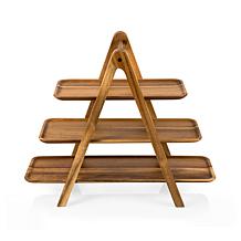 Toscana by Picnic Time Serving Ladder (Acacia Wood)