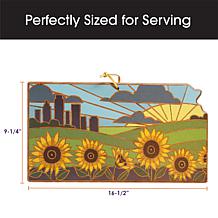 Totally Bamboo Summer Stokes State-Shaped Cutting Board
