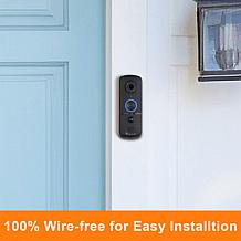 Toucan Wireless Doorbell with 2-Pack Outdoor S4 2K Cameras
