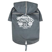 Touchdog Cloudburst Waterproof Reversible Dog Raincoat
