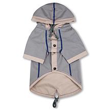 Touchdog Cloudburst Waterproof Reversible Dog Raincoat