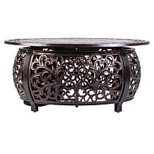 Toulon Aluminum Oval  LPG Fire Pit