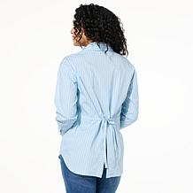 Tower Hill by Christie Brinkley Back Tie Shirt