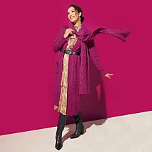 Tower Hill by Christie Brinkley Cable Knit Cardigan