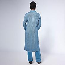 Tower Hill by Christie Brinkley Cable Knit Cardigan