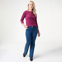 Tower Hill by Christie Brinkley Cable Knit Tee