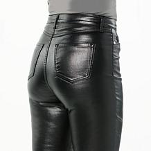 Tower Hill by Christie Brinkley Coated High Rise Ankle Pant