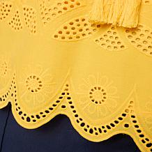 Tower Hill by Christie Brinkley Eyelet Detail Top