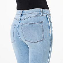 Tower Hill by Christie Brinkley Frayed Sideseam Jean