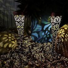 Tower Hill by Christie Brinkley Solar Light 3-pack