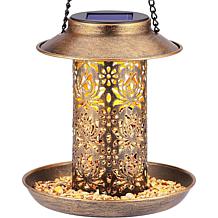 Tower Hill by Christie Brinkley Solar Light Bird Feeder