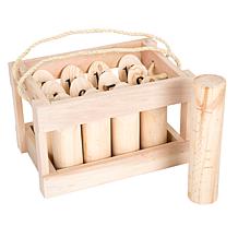 Toy Time Complete Wooden Throwing Game Set