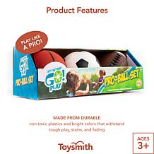 Toysmith Get Outside Go Play! Outdoor Pro Ball Set 3 ball set