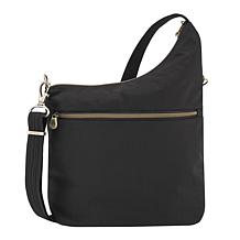 Travelon Anti-Theft Signature 3-Compartment Crossbody Bag 13.75"x11.5"