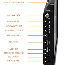 Trexonic Portable Rechargeable 14 Inch LED TV with HDMI, SD/MMC, US...
