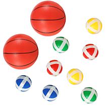 Trimate: 2-in-1 Arcade Basketball Hoop Game w/ 2 Dart Boards