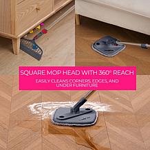 TrueClean Mop & Bucket System with Silicone Floor Sweeper