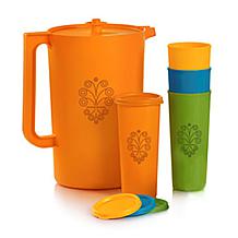 タッパーウエア Tupperware® 6-Cup & 8-Cup Heritage Sheer Pitcher Set