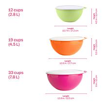 Tupperware® 6-piece Thatsa® Bowl Prep, Go and Serve Set