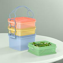 Tupperware® 9-piece Carry-All Sheer Stackable Container Set