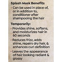 Tweak'd by Nature 6oz Golden Amber Hair Rescue 60 Second Splash Mask