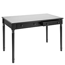 Two-Drawer Writing Desk - Black