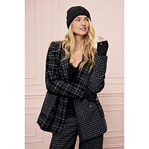 TWRHLL by Christie Brinkley Double-Breasted Blazer with Patch Pockets