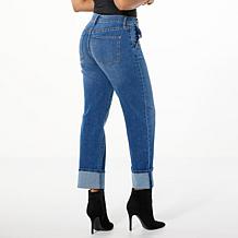 TWRHLL by Christie Brinkley Mid-Rise Relaxed Wide-Leg Jean
