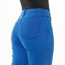 TWRHLL by Christie Brinkley Relaxed Seamed Straight Leg Ankle Jean
