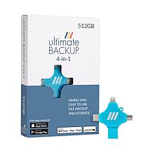 Ultimate Backup 4-in-1 512GB Backup Device with Antivirus