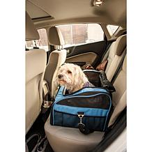 Ultra-Lock Collapsible Travel Folding Pet Car Seat Carrier