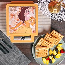 Uncanny Brands Disney Beauty and the Beast Deluxe Waffle Maker