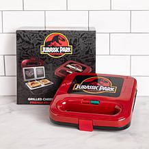 Uncanny Brands Jurassic Park Grilled Cheese/Panini Press, Opens 180º