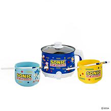 Uncanny Brands Sonic The Hedgehog Hot Pot with Ramen Bowls