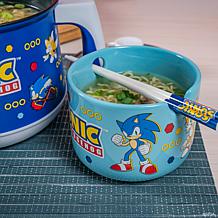 Uncanny Brands Sonic The Hedgehog Hot Pot with Ramen Bowls