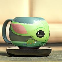 Uncanny Brands Star Wars Mug Warmer with Baby Yoda Molded Mug