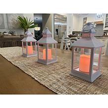 Unmatched Color Changing Lanterns - Set of 3