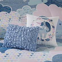 Urban Habitat Kids Cloud Cotton Printed Comforter Set Blue Twin