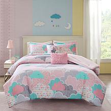 Urban Habitat Kids Cloud Cotton Printed Comforter Set Pink Full/Queen