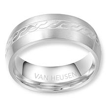 Van Heusen Men's Ribbon Patterned Band Ring