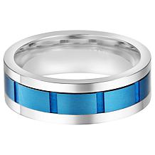 Van Heusen Men's Stainless Steel Spinner Ring