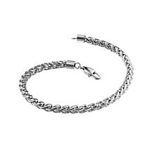 Van Heusen Men’s Stainless Steel Wheat Chain Bracelet
