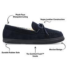 Vance Co. Men's Moccasin Slipper