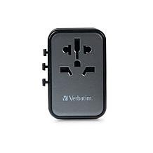 Verbatim UTA-09 Gan III Universal Travel Adapter 70W – USB-C, USB-A