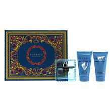 Versace Man Eau Fraiche 1.7oz Spray, 1.7 Aftershave, 1.7 ShowerGel Set