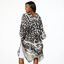 Vince Camuto Animal Print Open Front Topper