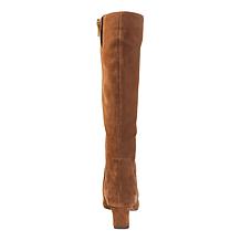 Vince Camuto Avriah Tall Leather/Suede Kitten Heel Boot