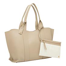 Vince Camuto Ellah Leather Tote Bag with Wristlet