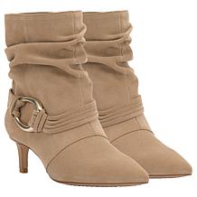 Vince Camuto Kirpa Ornamented Leather/Suede Slouchy Bootie