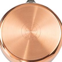 Vintage Polished Tri-Ply Copper 5.5" Saucepan 1qt. with Lid